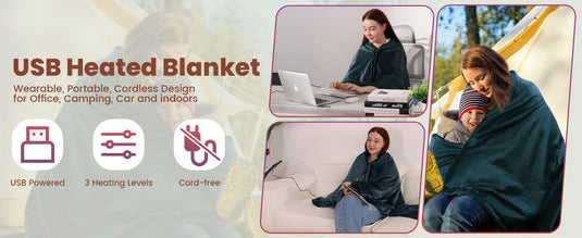 التدفئة الكهربائية الخارجي شال بطانية