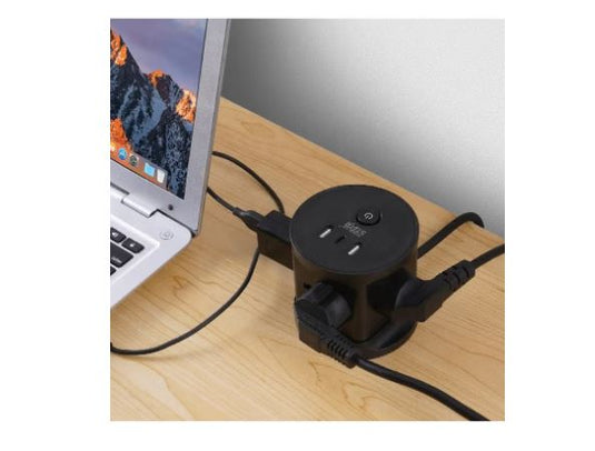 مقبس تمديد مكعب كهربائي متعدد الوظائف