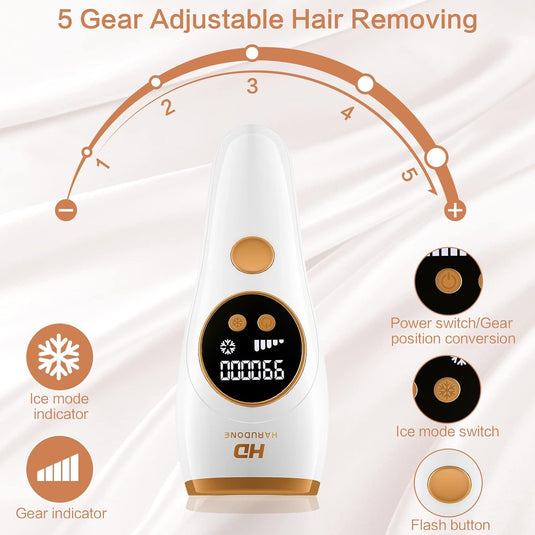 أجهزة إزالة الشعر بنظام تبريد بالثلج