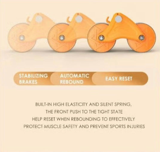 جهاز تمارين البطن الأوتوماتيكي Automatic Rebound Abdominal Exercise Roller