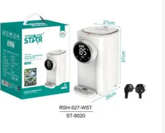 غلاية كهربائية ذكية من Winning Star بسعة 5 لتر مع شاشة LCD كبيرة