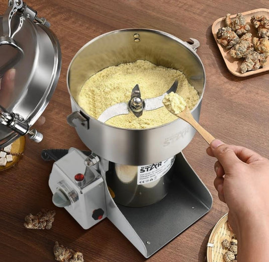 مطحنة الحبوب الكهربائية بقوة 900 واط وبسعة 500 جرام