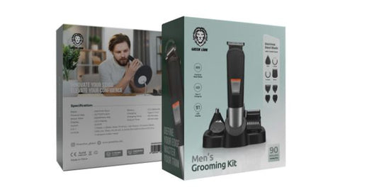 مجموعة العناية الشخصية للرجال من جرين ليون - أسود