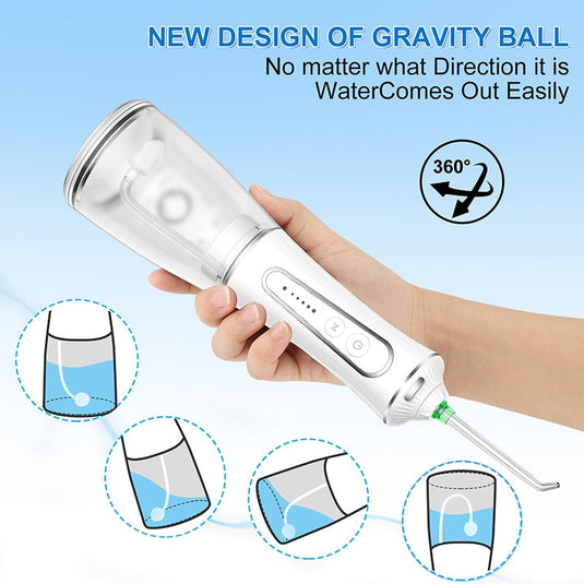 جهاز تنظيف الأسنان بالماء المحمول عن طريق الفم مع 5 أوضاع وسعة بطارية كبيرة عالية التردد-بي 11