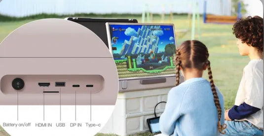 شاشه متنقله مع شنطة