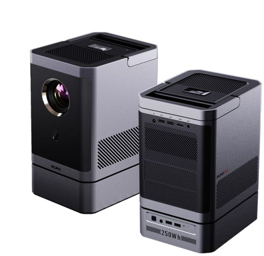 مشروع Mudix HO12 4K الذكي 1080p LED 5G WiFi المحمول