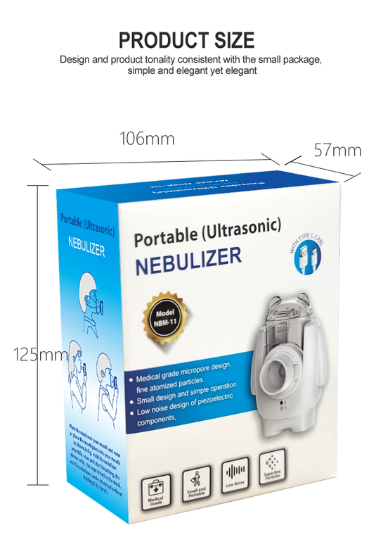 جهاز استنشاق صغير قابل لإعادة الشحن NBM-11