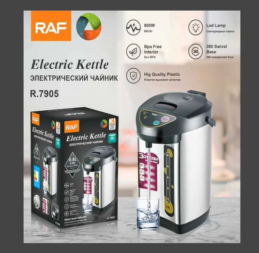 غلاية كهربائية RAF سعة 6.8 لتر