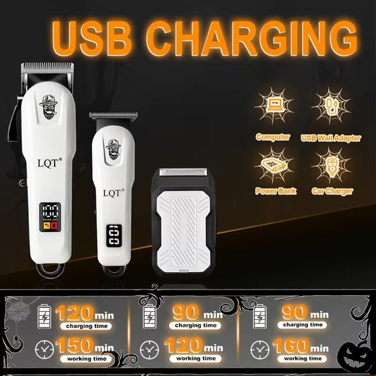 ماكينة حلاقة الشعر الاحترافية للرجال من إل كيو تي، 3 في 1
