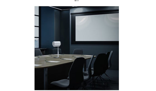 جهاز عرض ذكي عالي الدقة من بورودو لوموس مع حامل تلسكوبي قابل للتعديل