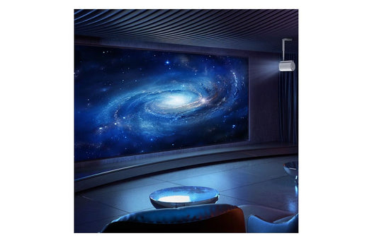 جهاز عرض ذكي عالي الدقة من بورودو لوموس مع حامل تلسكوبي قابل للتعديل