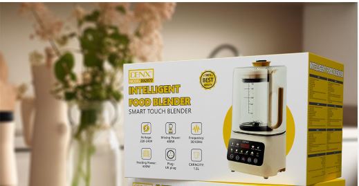 خلاط الطعام DENX Smart Touch DX2072، شاشة رقمية ذكية، سعة 1500 مل
