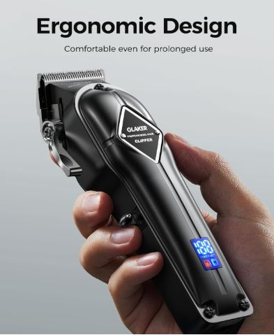 ماكينة قص الشعر الاحترافية للرجال من جلاكر - مجموعة ماكينة قص الشعر اللاسلكية