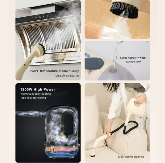 مكينة التنظيف في البخار