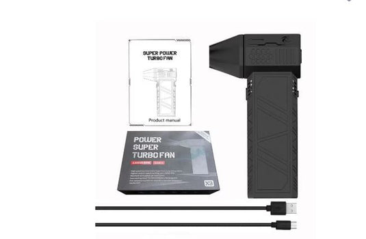 منفاخ هواء يدوي صغير فائق القوة توربو جيت بمروحة 130,000 دورة في الدقيقة