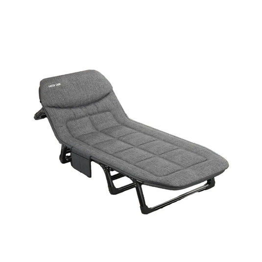 سرير تخييم قابل للطي من Green Lion باللون الرمادي