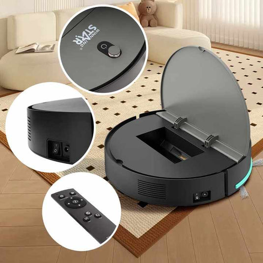 مكنسة كهربائية لاسلكية قابلة للشحن عبر USB لتنظيف المنزل والأماكن الضيقة