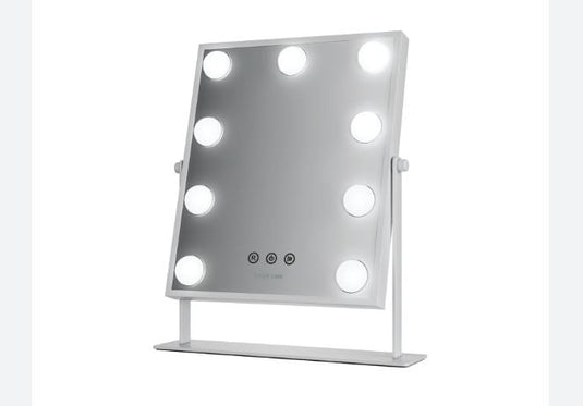مرآة مكياج جلام شاين من جرين ليون مزودة بـ 9 مصابيح LED - بيضاء