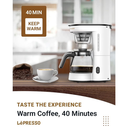 ماكينة تحضير القهوة الشفافة من LePresso