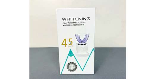 فرشاة أسنان لاسلكية لتبييض الأسنان أوتوماتيكية بالكامل مع خاصية التدليك