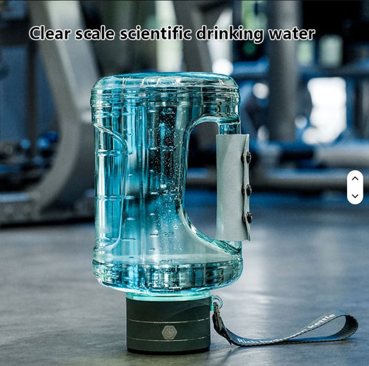 غلاية مياه غنية 1.5 لتر H2 2 في 1 زجاجة مياه هيدروجين رياضية محمولة مع تقنية فصل الأكسجين الهيدروجيني SPE PEM